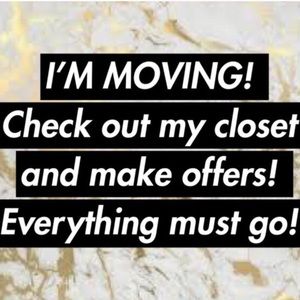 Check out my closet and make offers!